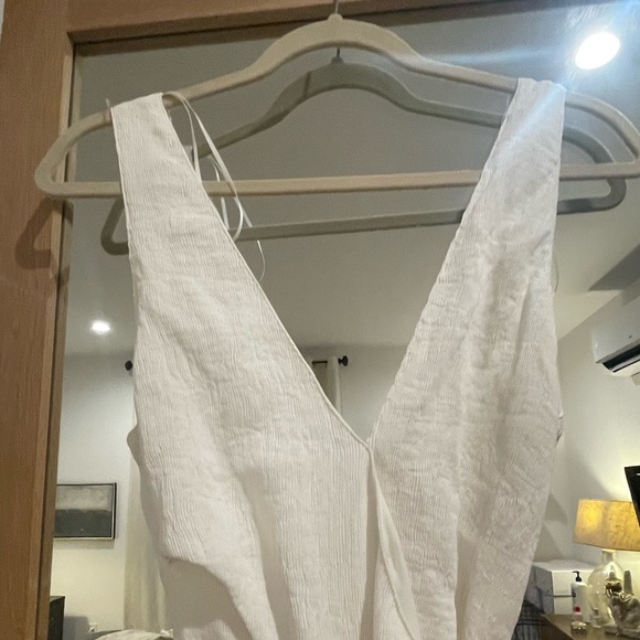 BY NICOLA STARBOARD CROSS WAIST MAXI DRESS IN WHITE - new with tags - Picture 8 of 9